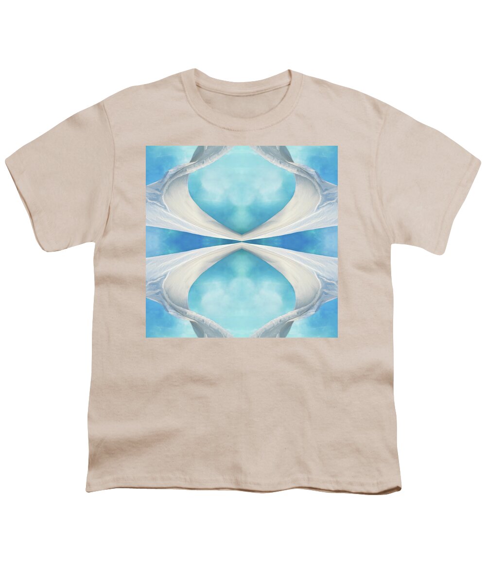 Abstract Youth T-Shirt featuring the photograph Four Winds by Laura Fasulo