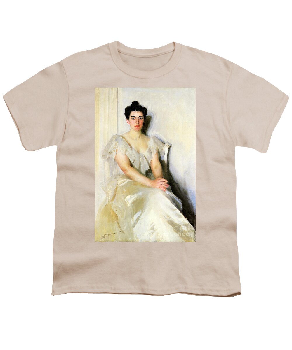 Government Youth T-Shirt featuring the photograph Frances Cleveland, First Lady by Science Source