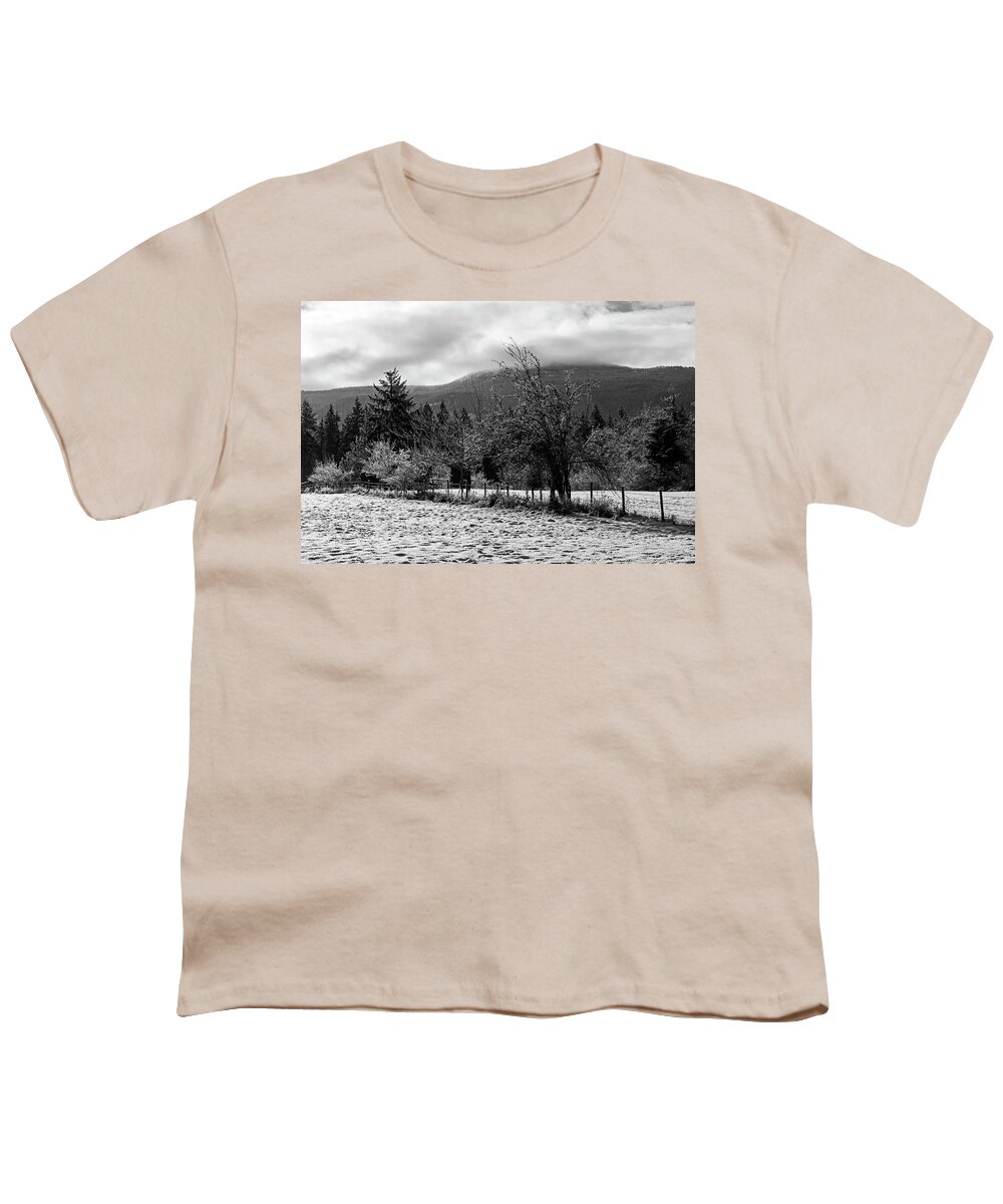 Frost Youth T-Shirt featuring the photograph Frosty Morning - 365-314 by Inge Riis McDonald