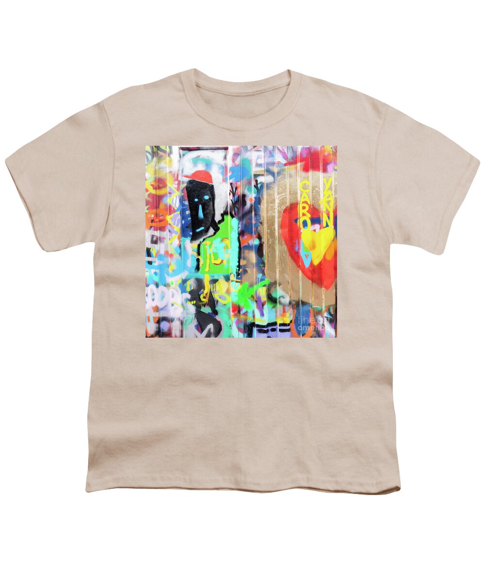Graffiti Youth T-Shirt featuring the photograph Graffiti 5 by Delphimages Photo Creations
