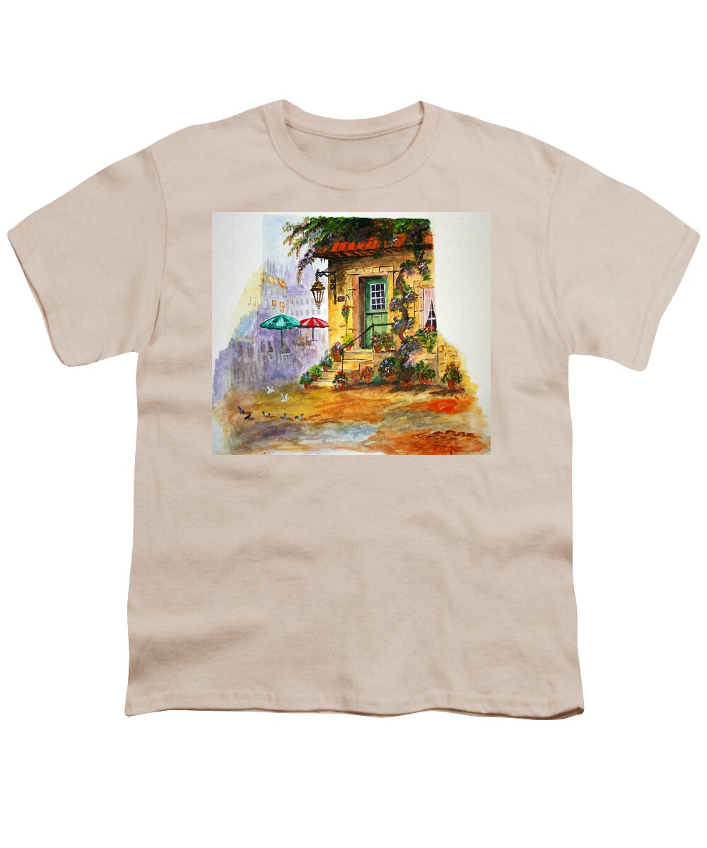 House Youth T-Shirt featuring the painting Home by Julie Lueders 