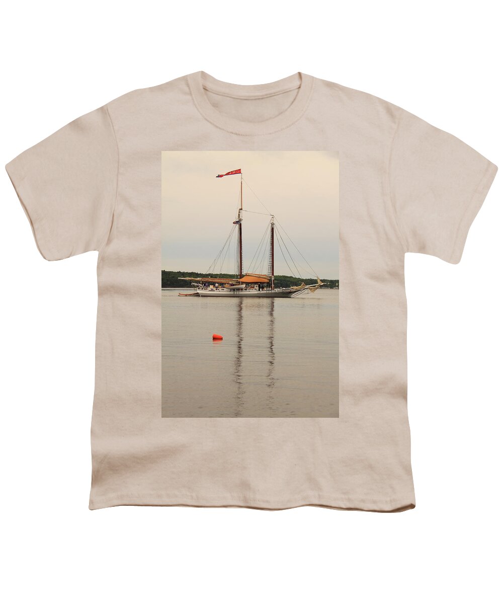 Seascape Youth T-Shirt featuring the photograph iSAAC eVANS REFLECTIONS by Doug Mills