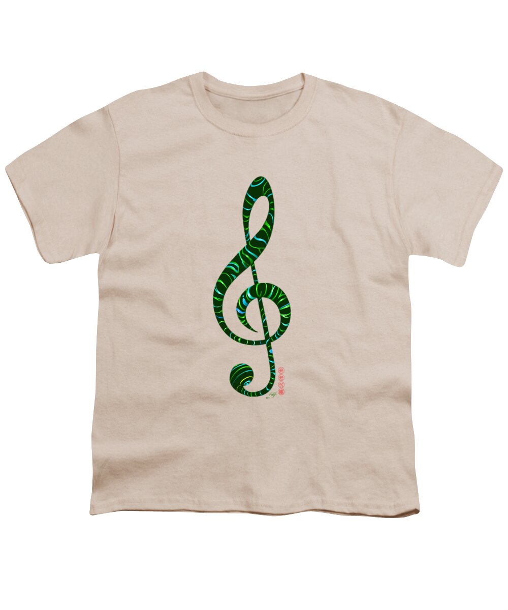 Music Youth T-Shirt featuring the digital art Jazz T by Douglas Day Jones