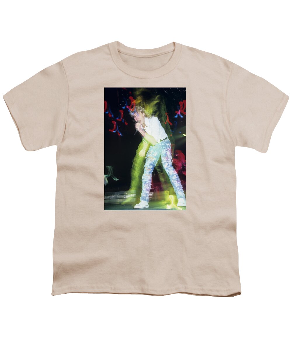 Joe Elliott Youth T-Shirt featuring the photograph Joe Elliott of Def Leppard by Rich Fuscia