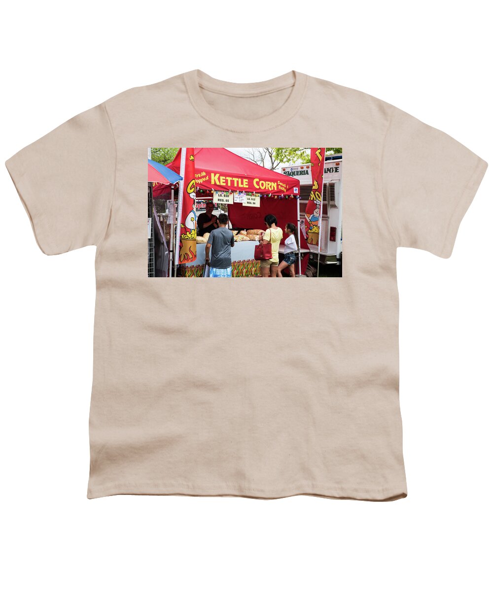 Kettle Corn Youth T-Shirt featuring the photograph Kettle Corn by Tom Cochran