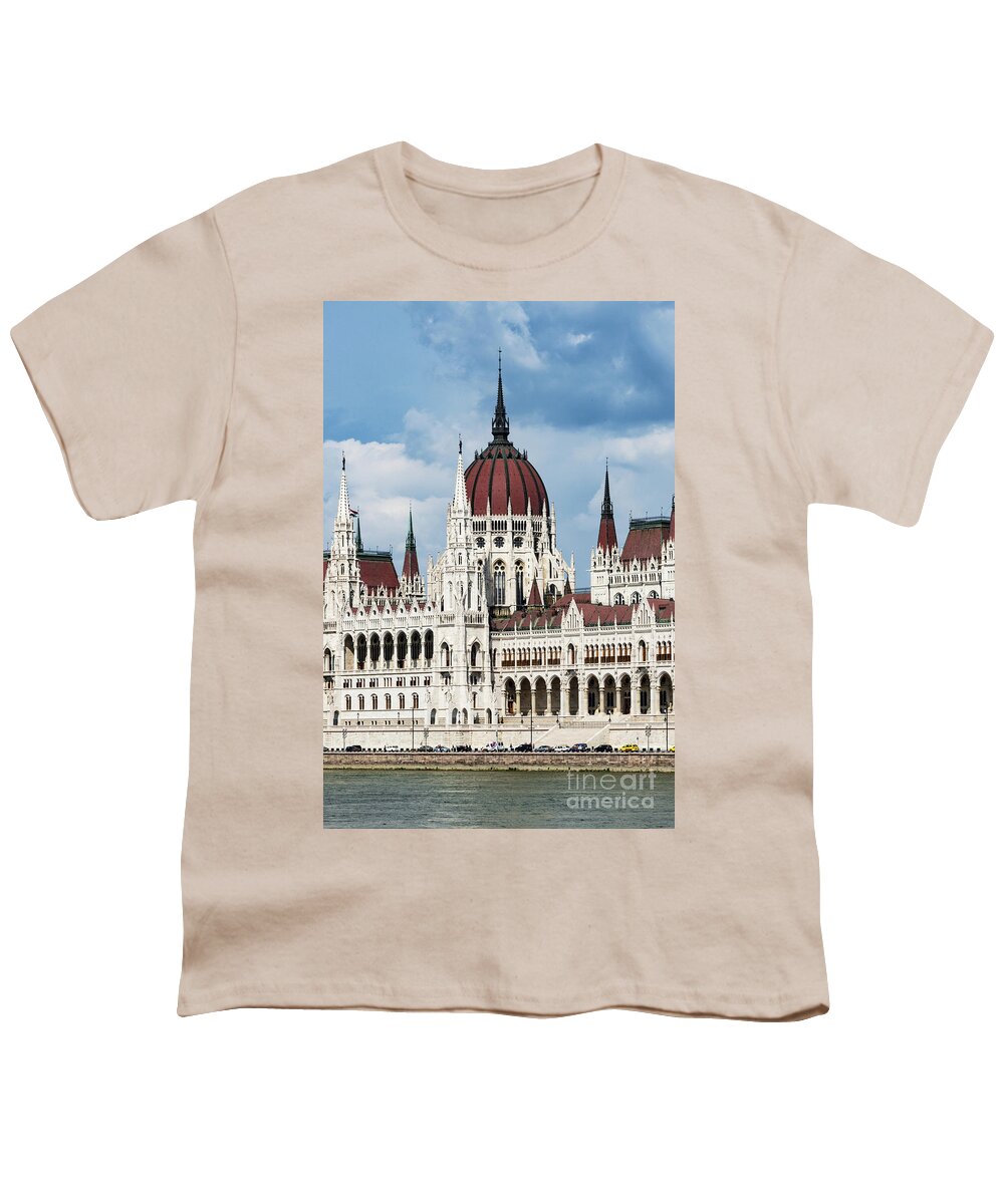Budapest Youth T-Shirt featuring the photograph Magnificent Architecture by Bob Phillips