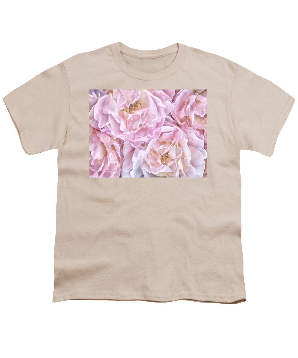 Pink Youth T-Shirt featuring the photograph Oh So Delicate Rose by Theresa Tahara