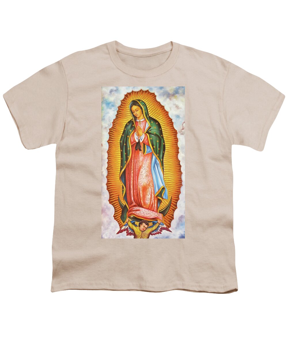 Our Lady Of Guadalupe Youth T-Shirt featuring the photograph Our Lady of Guadalupe by Munir Alawi