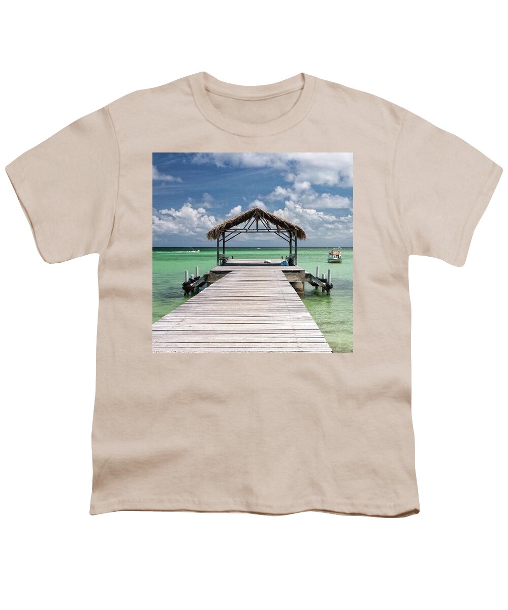 Beautiful Youth T-Shirt featuring the photograph Pigeon Point, Tobago#pigeonpoint by John Edwards