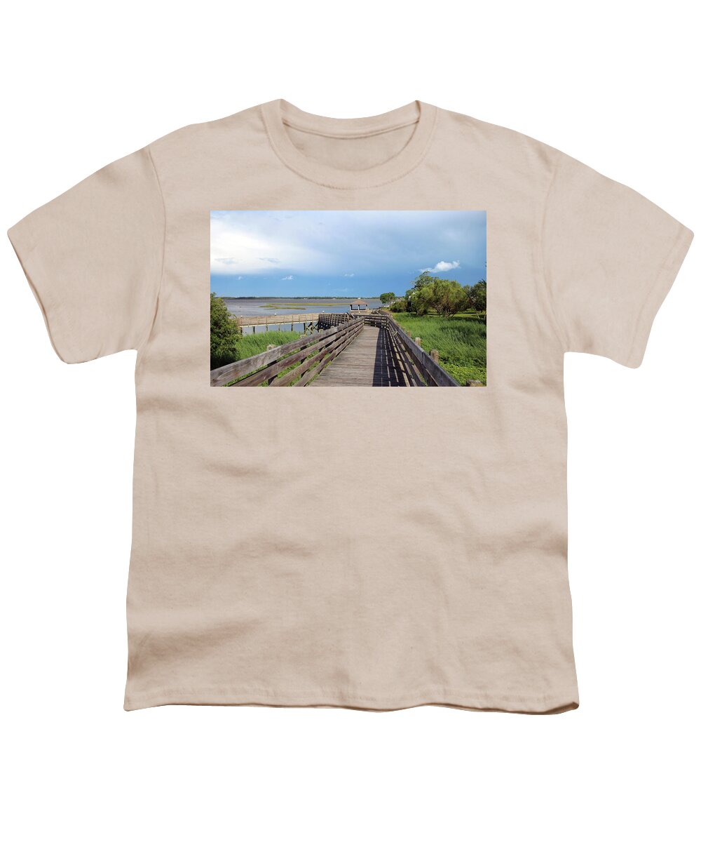 Historic City Youth T-Shirt featuring the photograph Riverview Park #1 by Cynthia Guinn