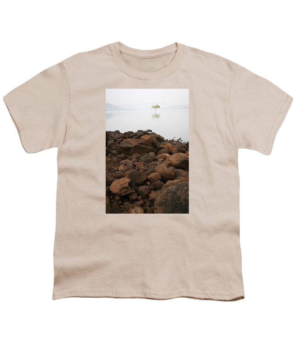 Serene Youth T-Shirt featuring the photograph SKC 0775 Hard to Delicate by Sunil Kapadia