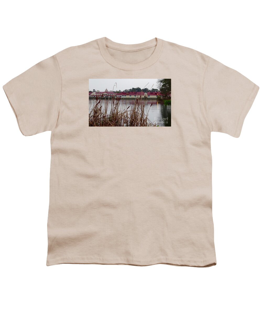  Photo Youth T-Shirt featuring the photograph South Carolina Cattails by Karen Francis