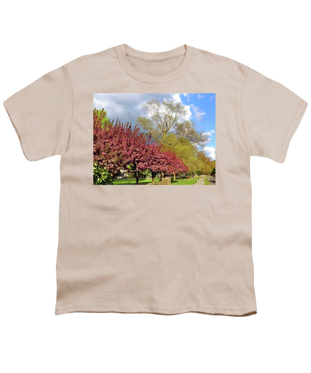 Spring Youth T-Shirt featuring the photograph Spring Bloom by Lyuba Filatova