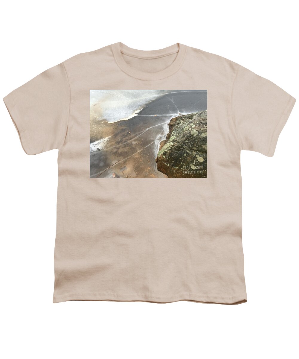 Nature Youth T-Shirt featuring the photograph Stone Cold by Jason Nicholas