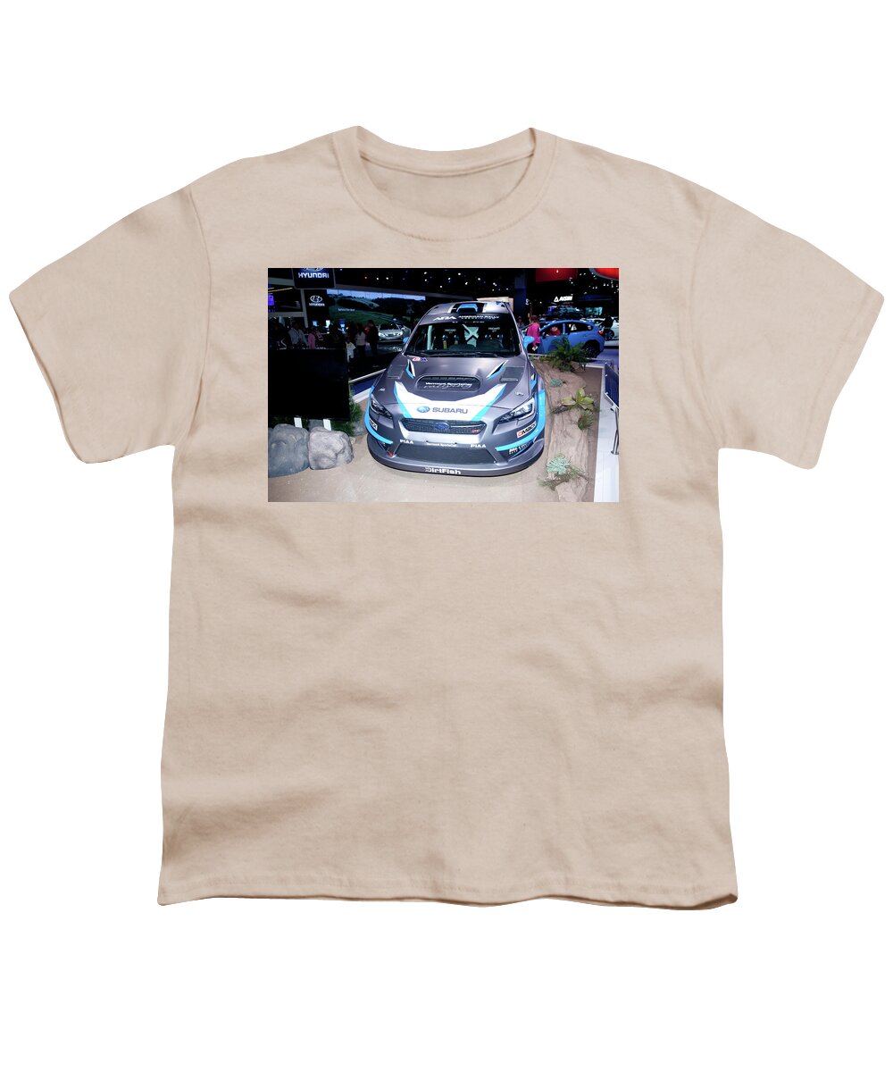 Subaru Youth T-Shirt featuring the photograph Subaru Race Car by Rich S
