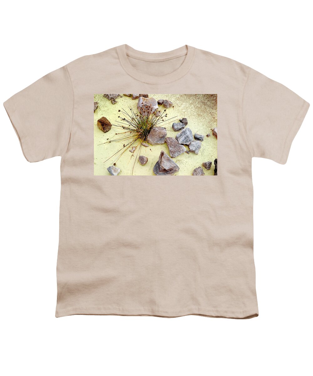 Kiluea Youth T-Shirt featuring the photograph Sulphur Pool Abstract Photo by Peter J Sucy