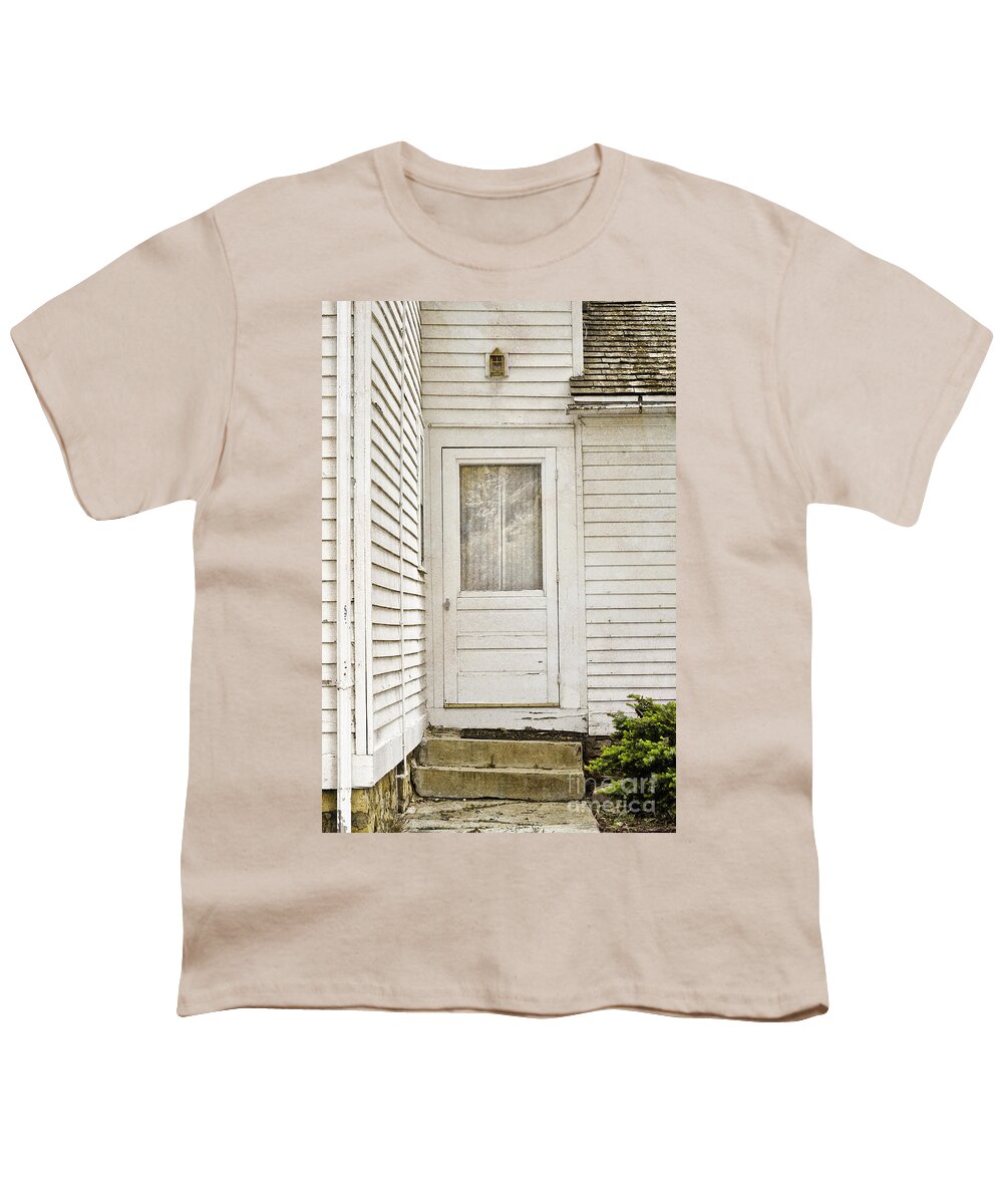 House Youth T-Shirt featuring the photograph The Back Door by Margie Hurwich