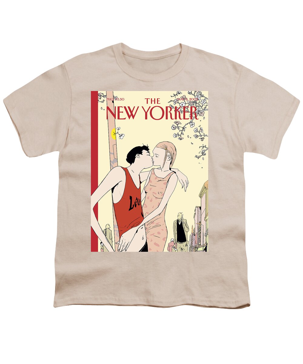 Love Youth T-Shirt featuring the painting Spring Is In The Air by Istvan Banyai