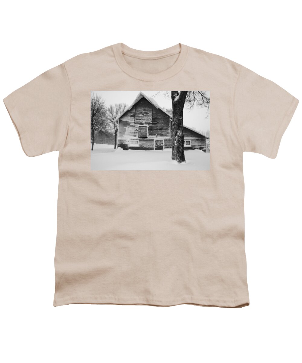Barn Youth T-Shirt featuring the photograph The Old Barn by Julie Lueders 