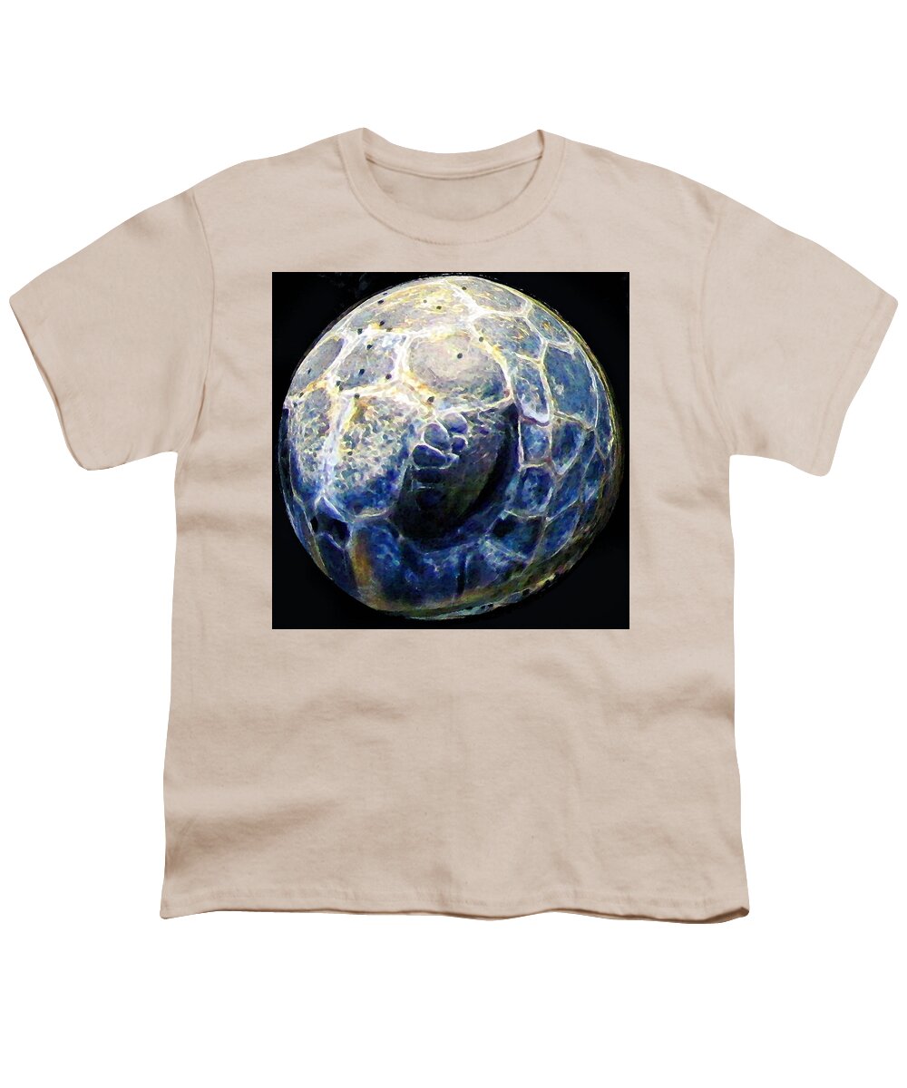 Sea Turtle Youth T-Shirt featuring the photograph The Turtle Planet by Timothy Bulone