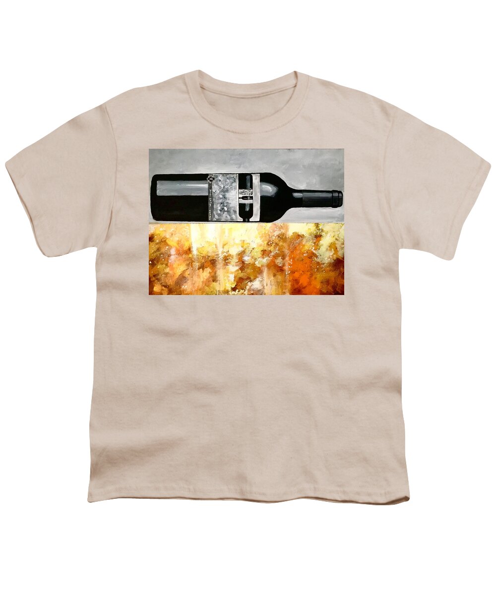 Wine Youth T-Shirt featuring the painting Wente Sonata by Joel Tesch