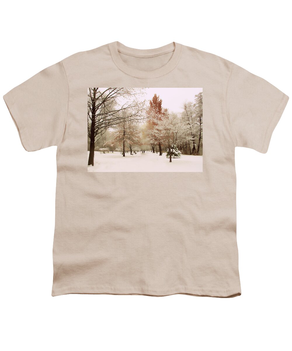 Winter Youth T-Shirt featuring the photograph Winter Park by Jessica Jenney