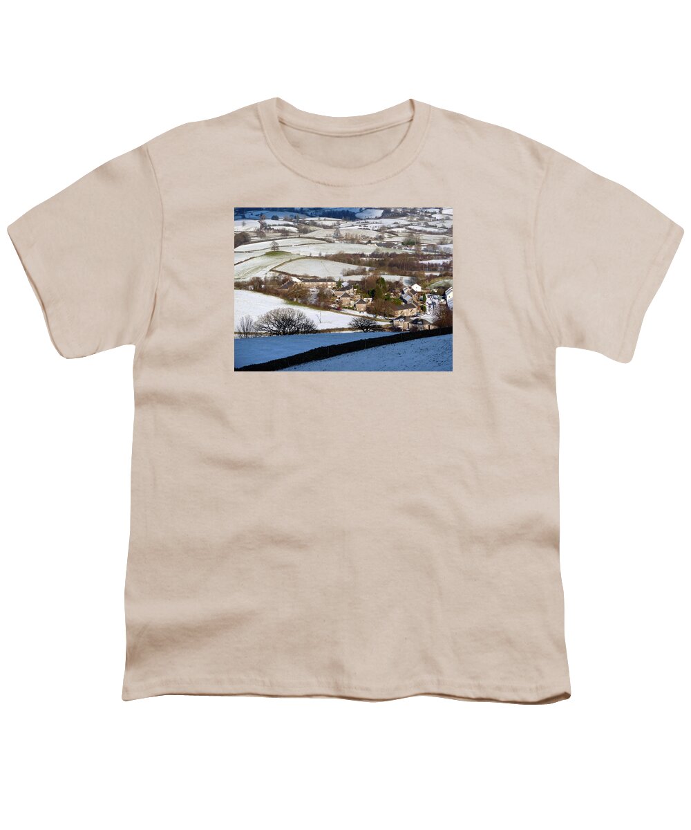 Village Youth T-Shirt featuring the photograph Winter Village by Lukasz Ryszka