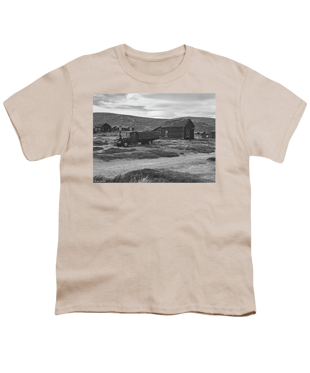 Bodie Youth T-Shirt featuring the photograph Bodie California #12 by Mike Ronnebeck