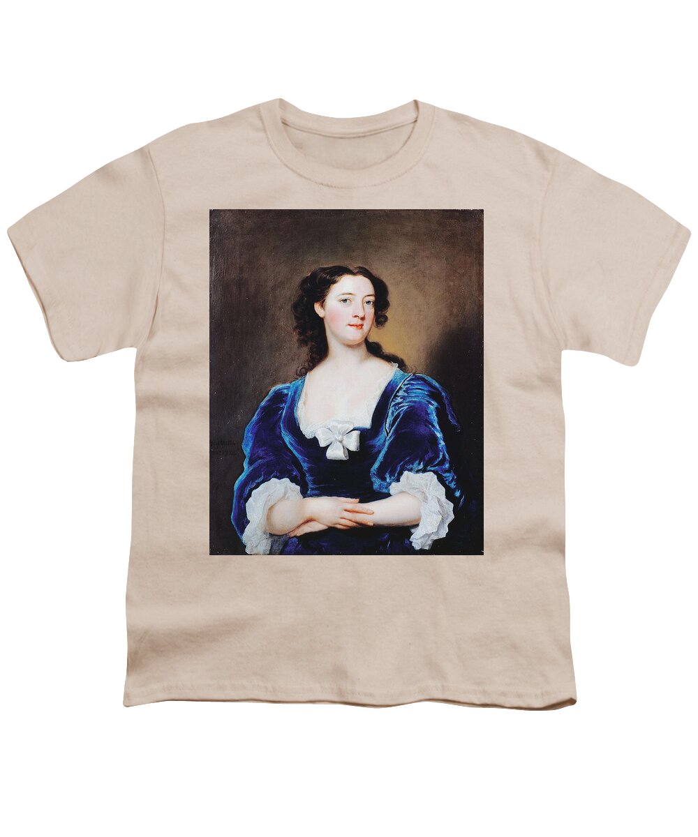 Joseph Highmore Youth T-Shirt featuring the painting Portrait of a Lady #3 by Joseph Highmore