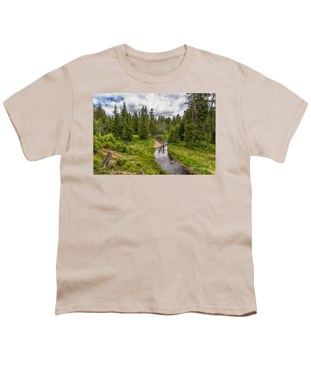 Harz Youth T-Shirt featuring the photograph The Harz National Park #7 by Bernd Laeschke