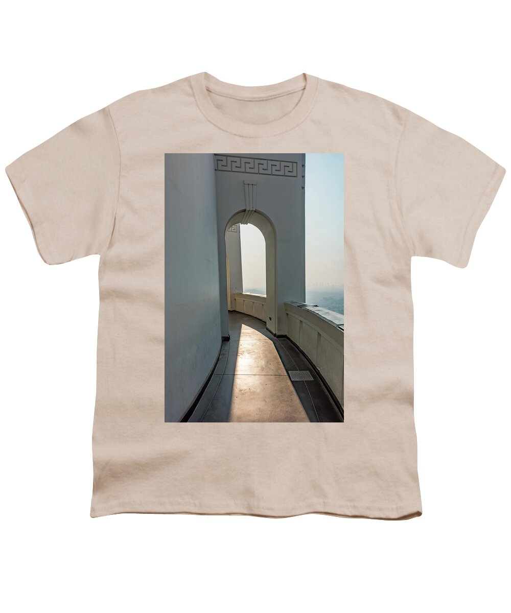 Famous Youth T-Shirt featuring the photograph Famous Griffith observatory in Los Angeles california #8 by Alex Grichenko