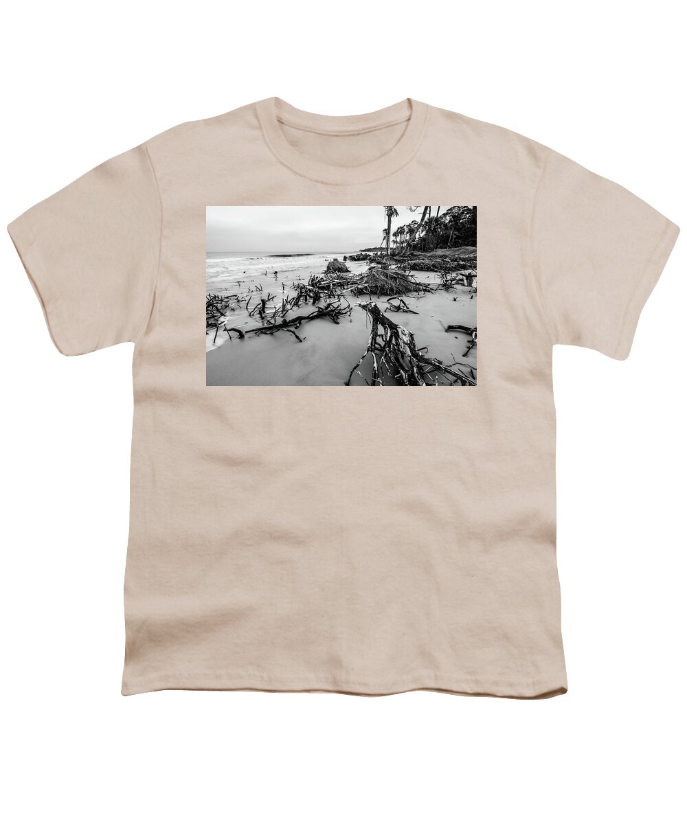 Beach Youth T-Shirt featuring the photograph Hunting Island South Carolina Beach Scenes #8 by Alex Grichenko