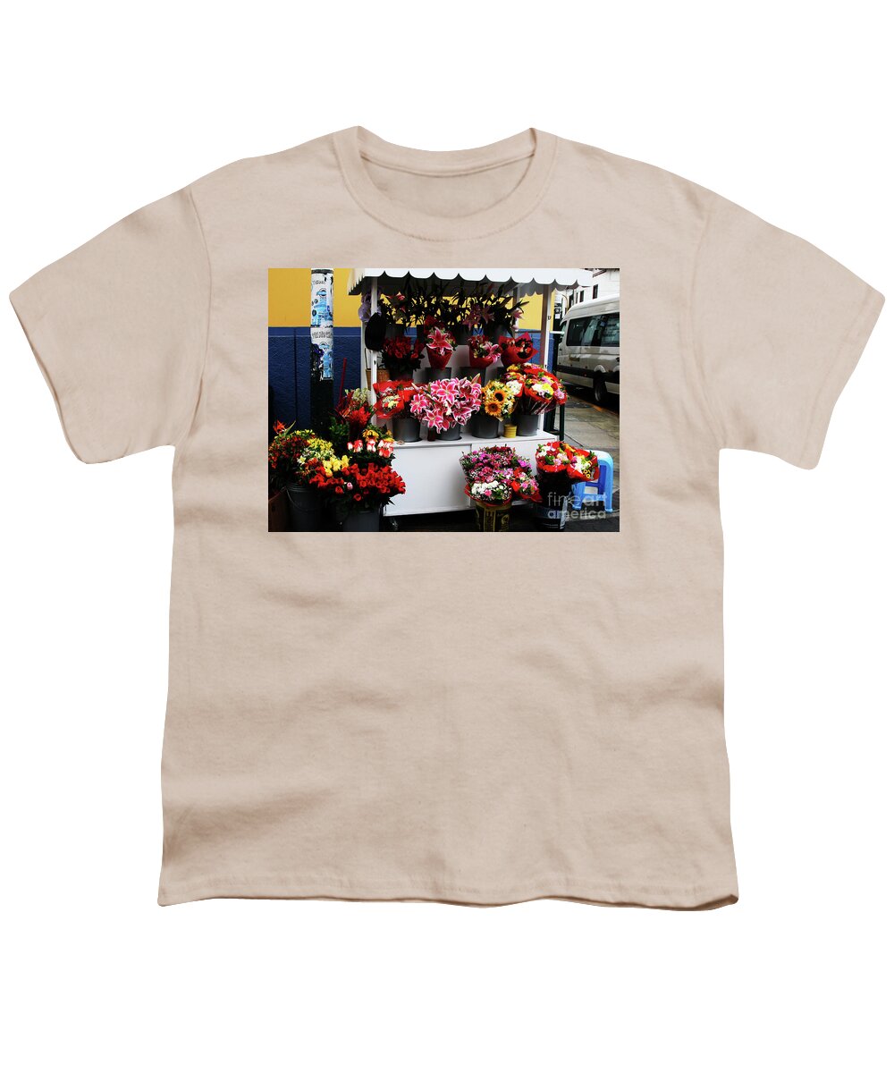 Flowers Youth T-Shirt featuring the photograph Baranco Bouquets by Rick Locke - Out of the Corner of My Eye