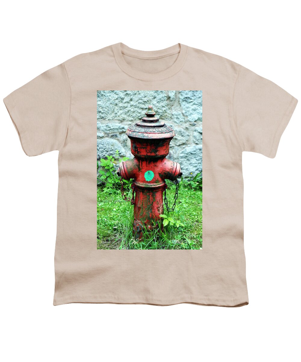 Hydrant Youth T-Shirt featuring the photograph Hydrant by Thomas Schroeder