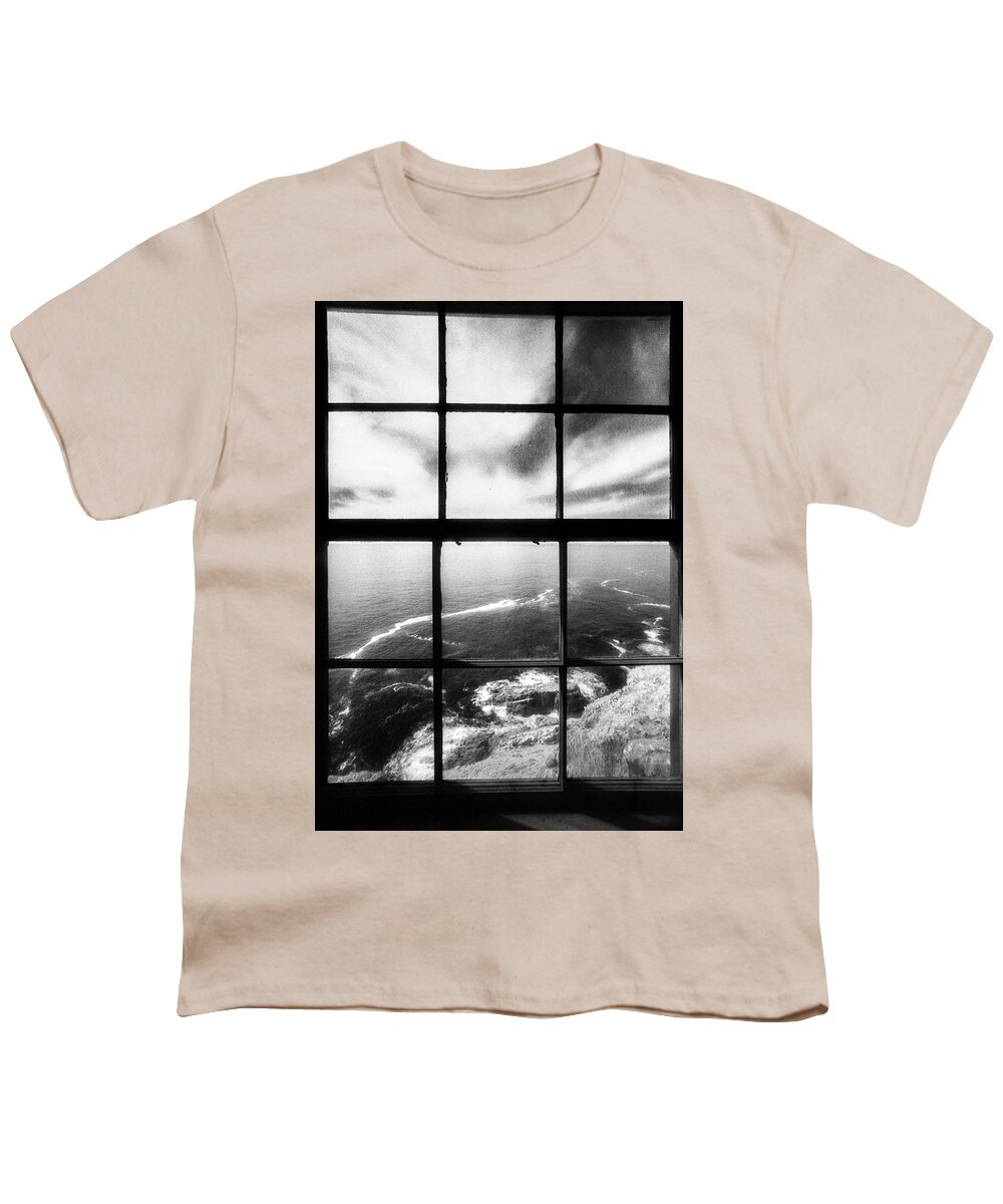 Lighthouse Youth T-Shirt featuring the photograph Lighthouse View by Lindsay Garrett