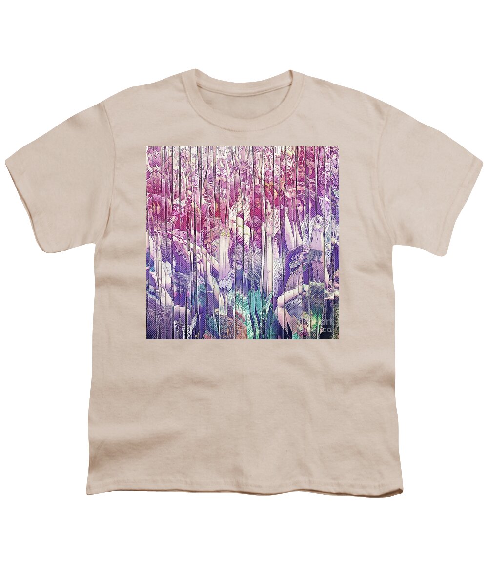 Concert Youth T-Shirt featuring the digital art Summer Concert by Phil Perkins