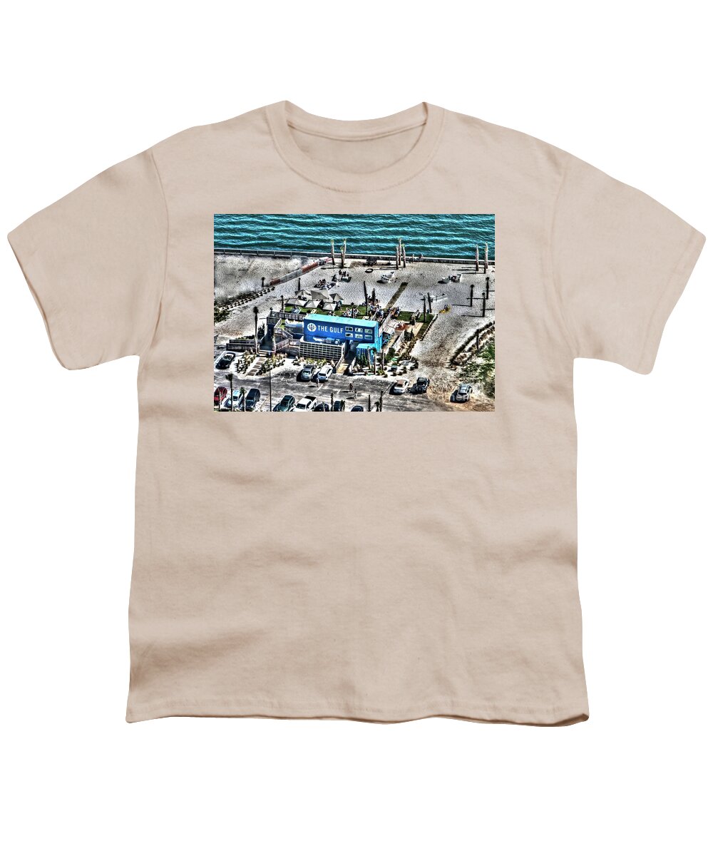 The Gulf Youth T-Shirt featuring the photograph The Gulf by Gulf Coast Aerials -