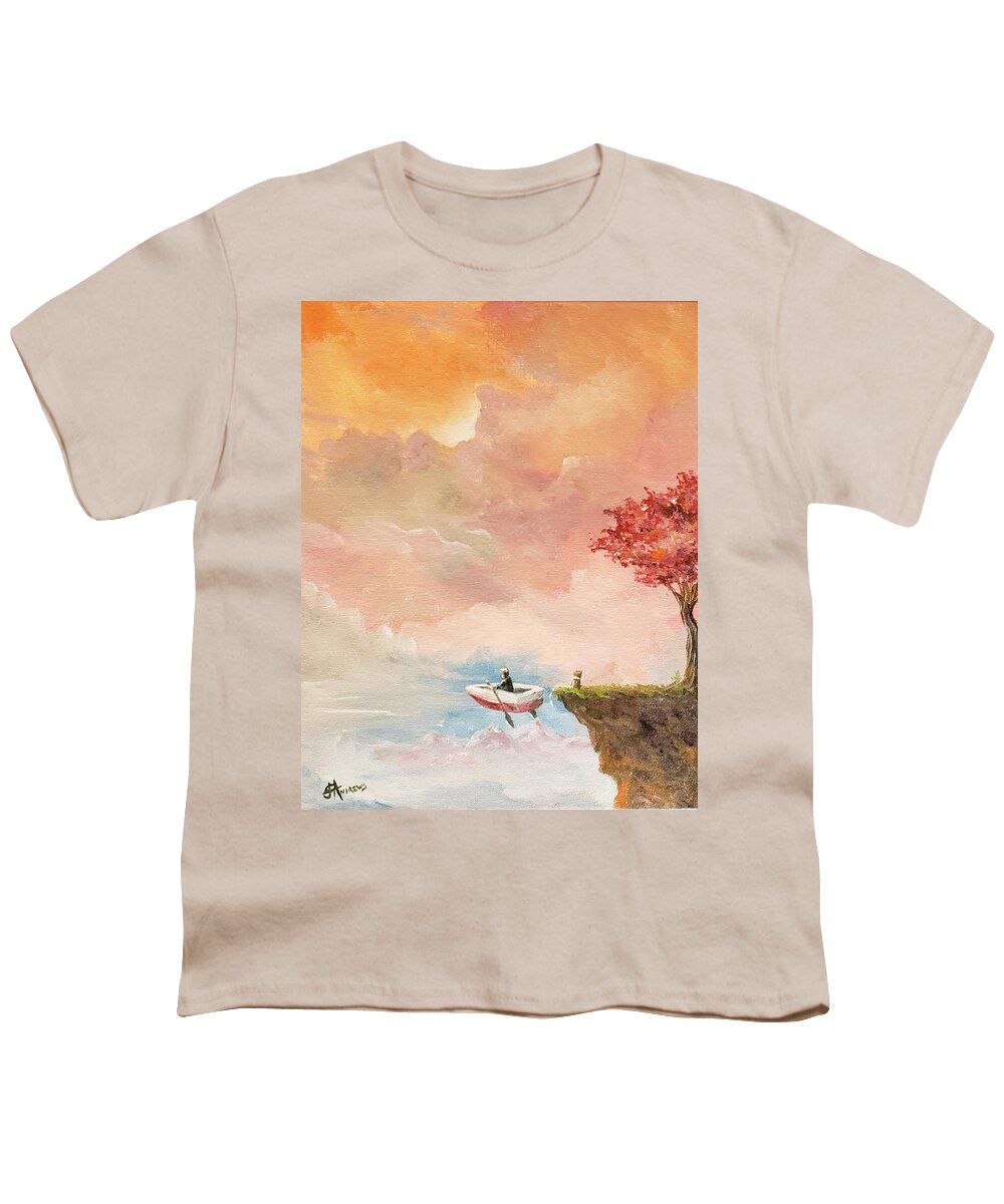 Sky Youth T-Shirt featuring the painting Unfettered by James Andrews