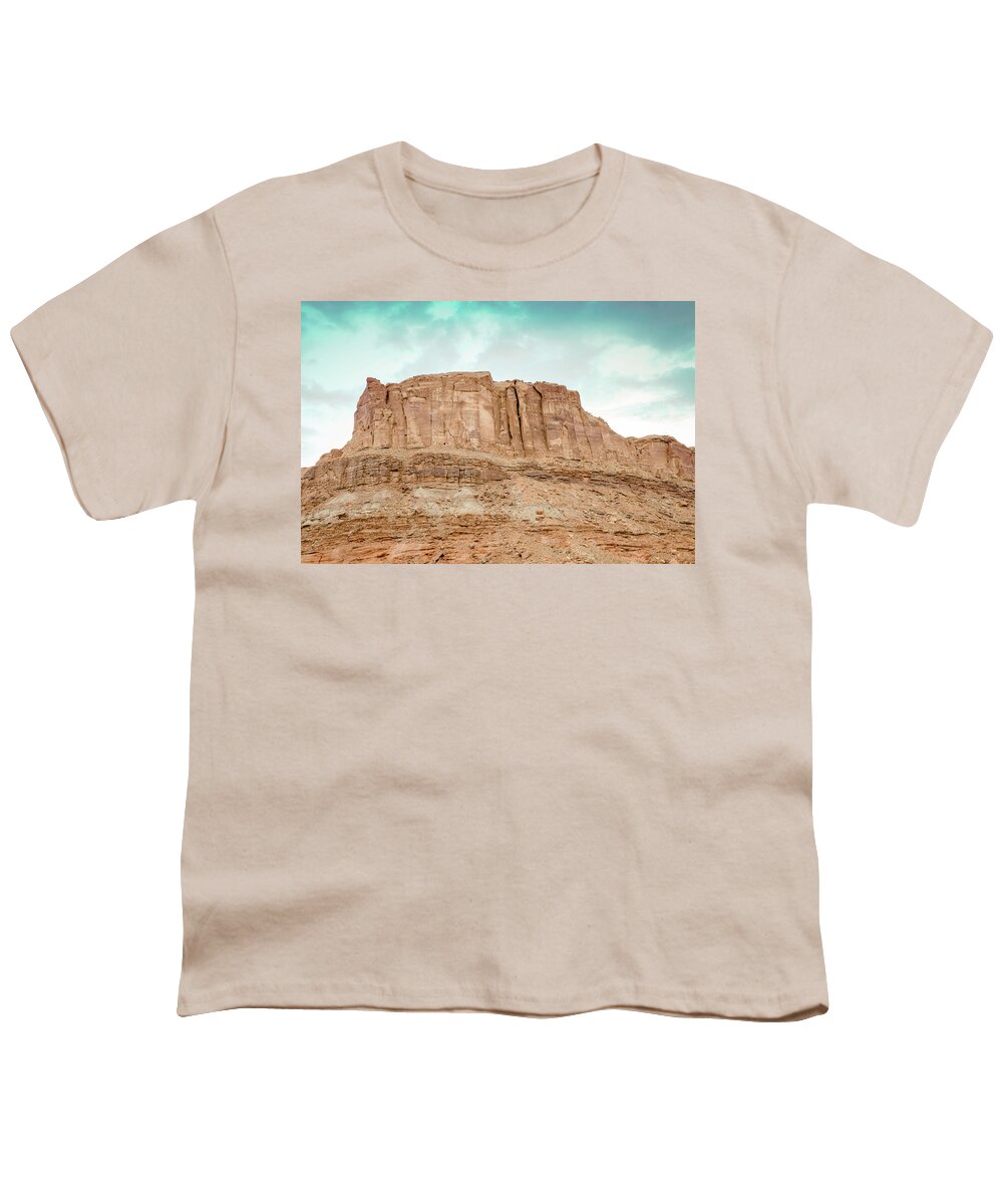 Backgrounds Youth T-Shirt featuring the photograph Vintage Look Desert Scene by Kyle Lee