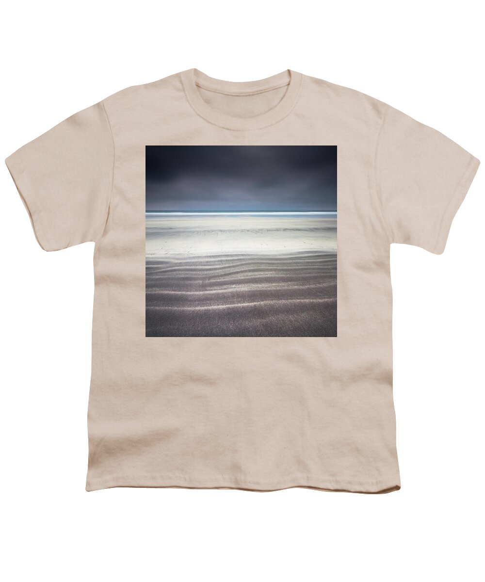 Isle Of Eigg Youth T-Shirt featuring the photograph White Lines by Anita Nicholson