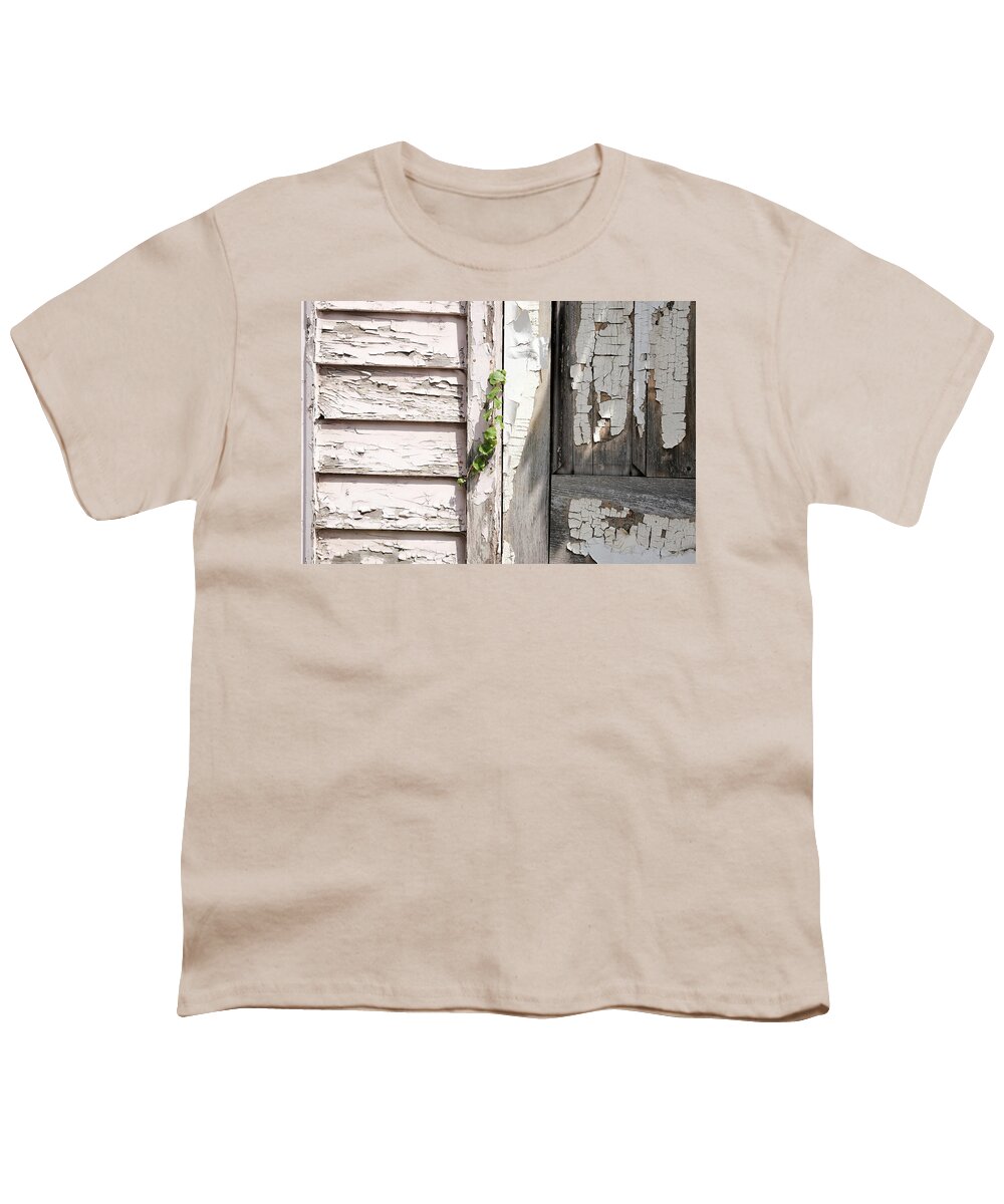Rustic Youth T-Shirt featuring the photograph Never Give Up #2 by Kreddible Trout