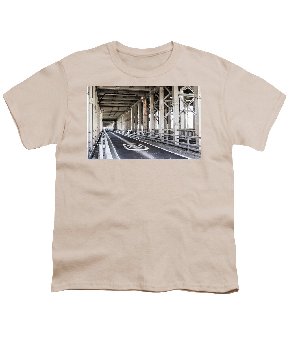 Bridge Youth T-Shirt featuring the photograph A bridge too far by MPhotographer