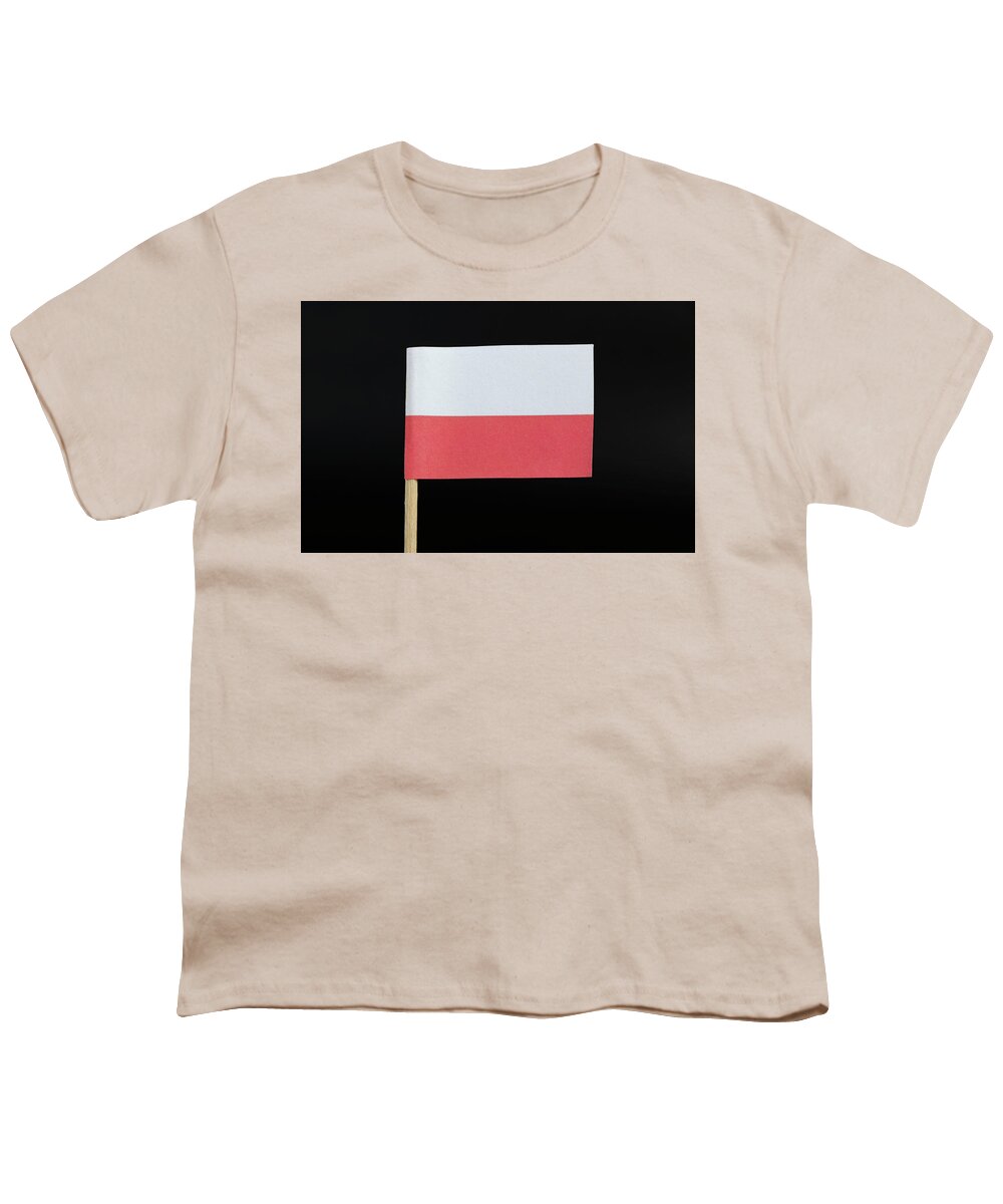 Poland Youth T-Shirt featuring the photograph Flag of Poland by Vaclav Sonnek