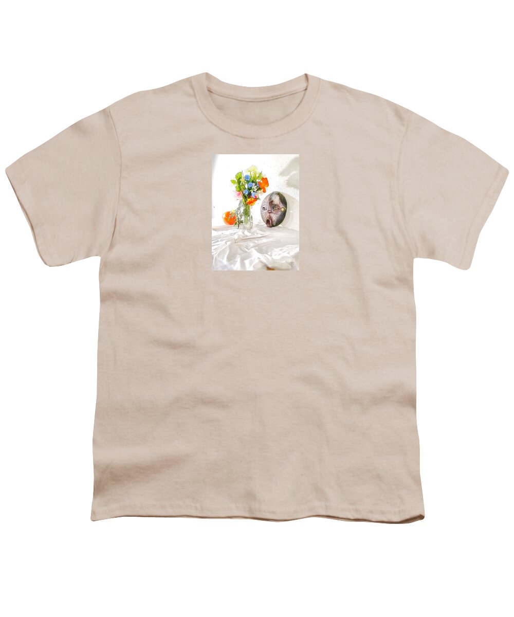 Mask Youth T-Shirt featuring the photograph African Mask in Still Life by Joe Roache