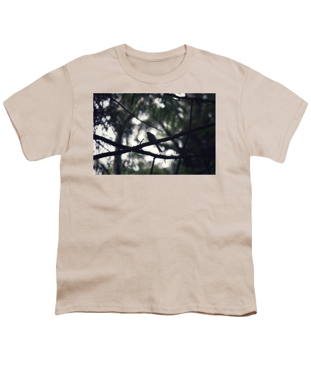 Bird Youth T-Shirt featuring the photograph Bird at Dusk by Evan Foster