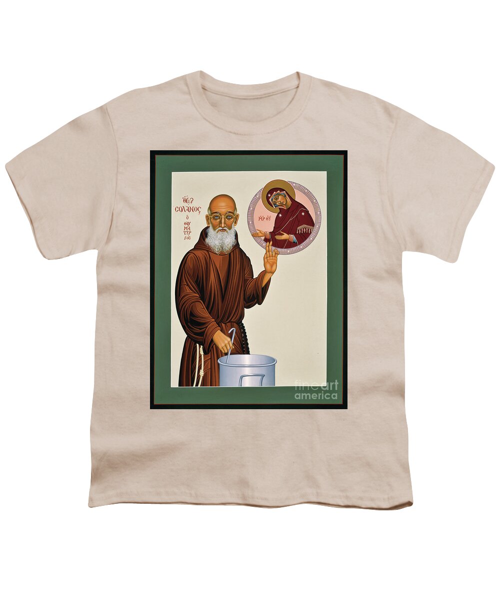  Fr. Solanus Casey The Healer Youth T-Shirt featuring the painting Blessed Fr. Solanus Casey the Healer 038 by William Hart McNichols