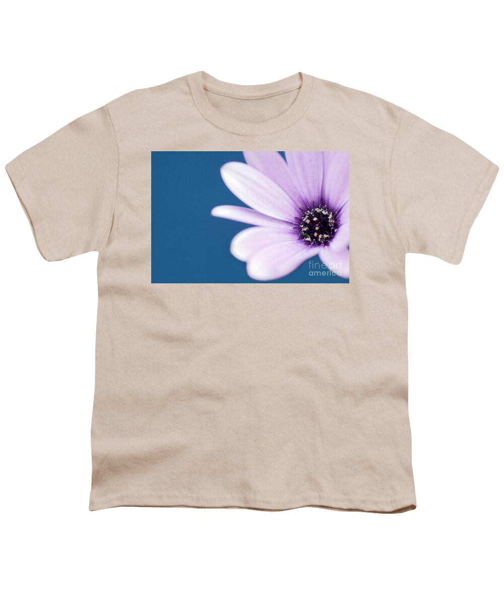 70029163 Youth T-Shirt featuring the photograph Blue and White Daisybush by Marcel van Kammen