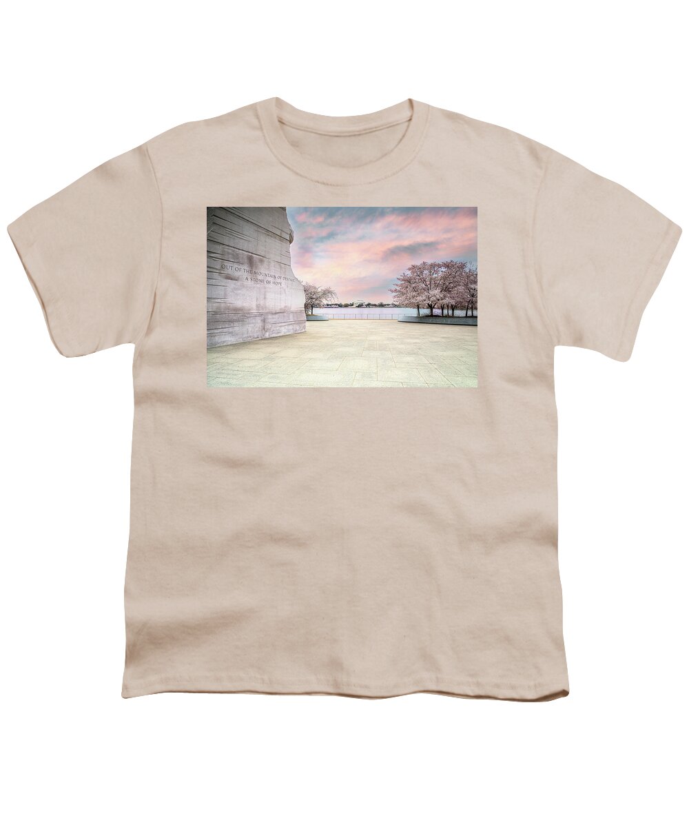 Cherry Blossoms Youth T-Shirt featuring the photograph Cherry Evening by C Renee Martin