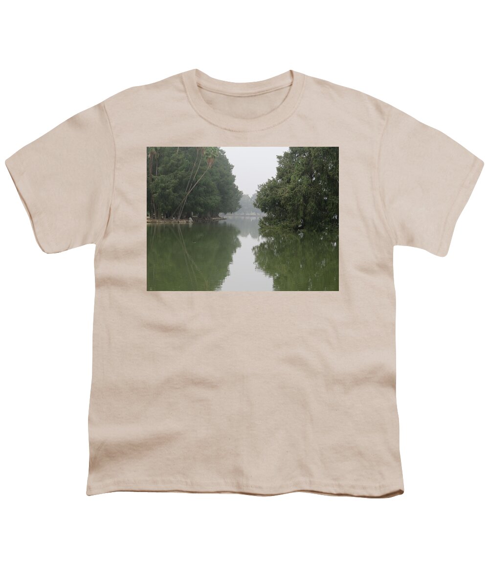  Youth T-Shirt featuring the pyrography Fairmount Park by Raymond Fernandez