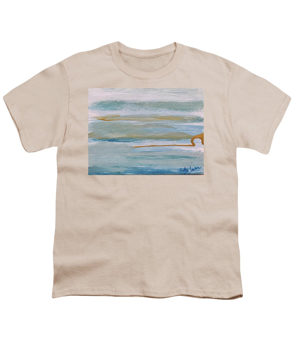 Horizon Youth T-Shirt featuring the painting Horizon by Medge Jaspan